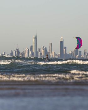 Here is a good Kite Foil lesson From Thierry in 13kts with an F-ONE Bandit 2018 6m at Currumbin QLD