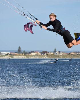 Kitesurfing