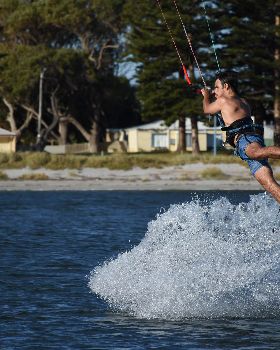 Kitesurfing