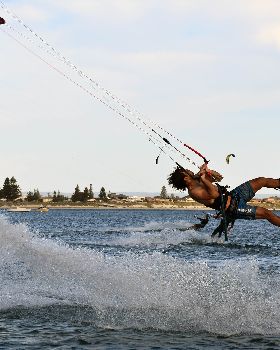 Kitesurfing
