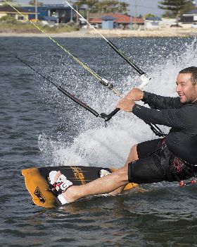 Kitesurfing