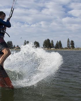 Kitesurfing