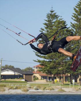 Kitesurfing