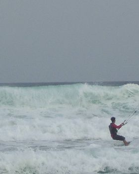 kiteboarding in China 