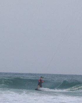 kiteboarding in China 