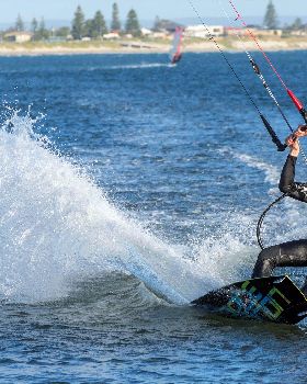 Kitesurfing