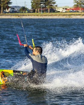 Kitesurfing