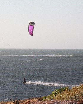 Kitesurfing