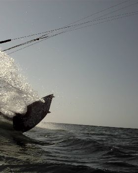 Kitesurfing