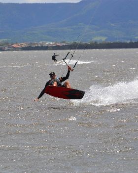 Kitesurfing