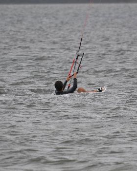 Kitesurfing