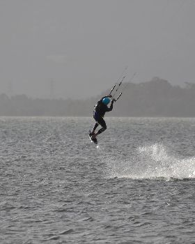 Kitesurfing