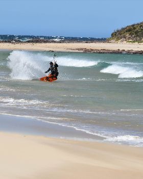 Kitesurfing