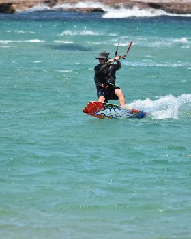 Kitesurfing