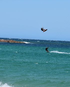 Kitesurfing