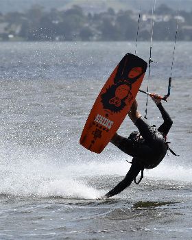Kitesurfing
