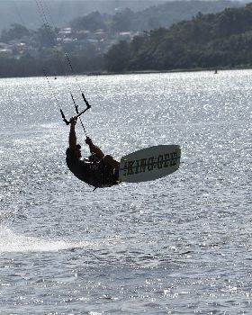 Kitesurfing