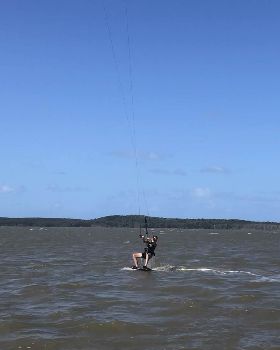 My 11 year old learning to kite