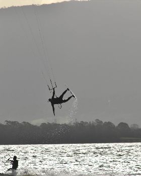 Kitesurfing