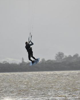 Kitesurfing