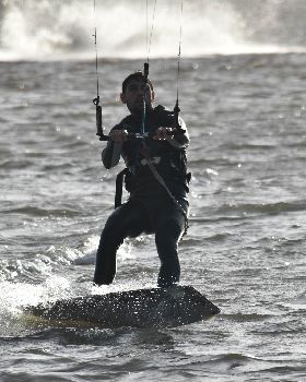 Kitesurfing