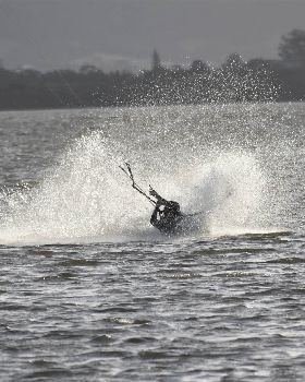 Kitesurfing