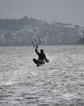 Kitesurfing