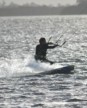Kitesurfing