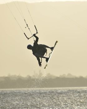 Kitesurfing