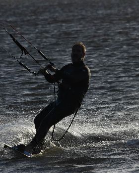 Kitesurfing