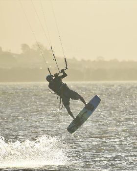 Kitesurfing