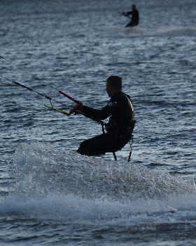 Kitesurfing