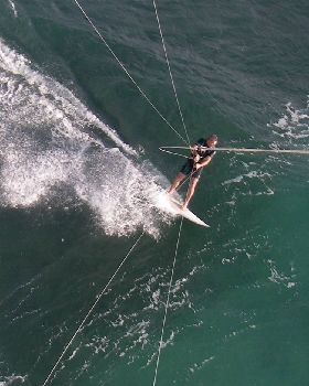 Woodies 1st attempt kite cam