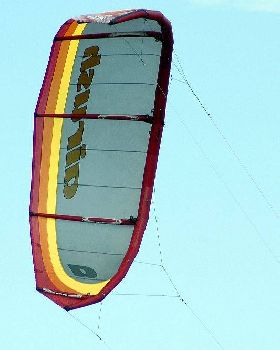 Kitesurfing the sandbar at Safety Bay