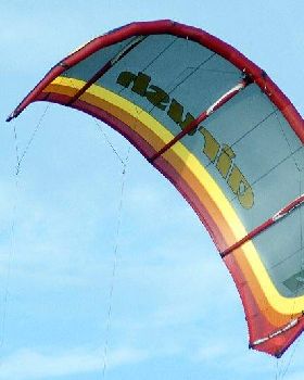 Kitesurfing the sandbar at Safety Bay