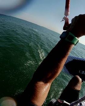 Kitesurfing