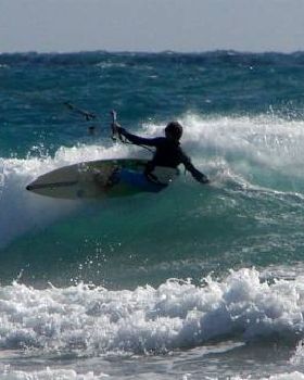brad in the waves mate unhooked unstrapped ho it should be 