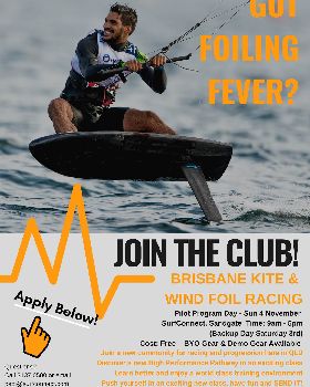 Brisbane's Kite & Wind Foil Racing Club