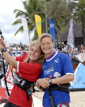 Kristin Boses and Marine befor their heat together