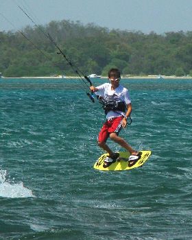 Kitesurfing