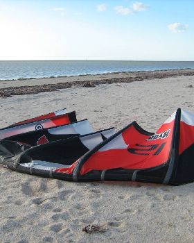 Port Parham beach, great speed kiting spot