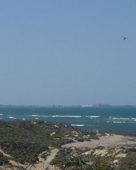 Missing kiter 4.1.2019 unique stretch of coast.Its not ideal for a port
