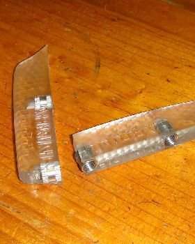 cab fins 20mm clear - cracked