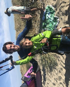 Kitesurfing