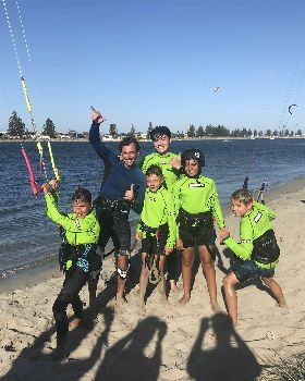 Kitesurfing