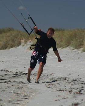 Kite X - Pat running upwind