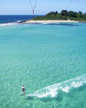 Kitesurfing