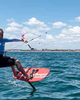 Kite racing series start
