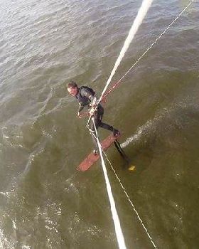 Kitesurfing