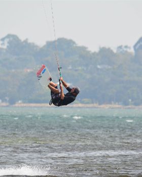 Kitesurfing